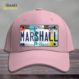 Marshall Strip Art Novelty License Plate Hat Tag Cotton / Pink