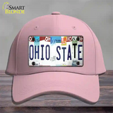 Ohio State Strip Art Novelty License Plate Hat Tag Cotton / Pink