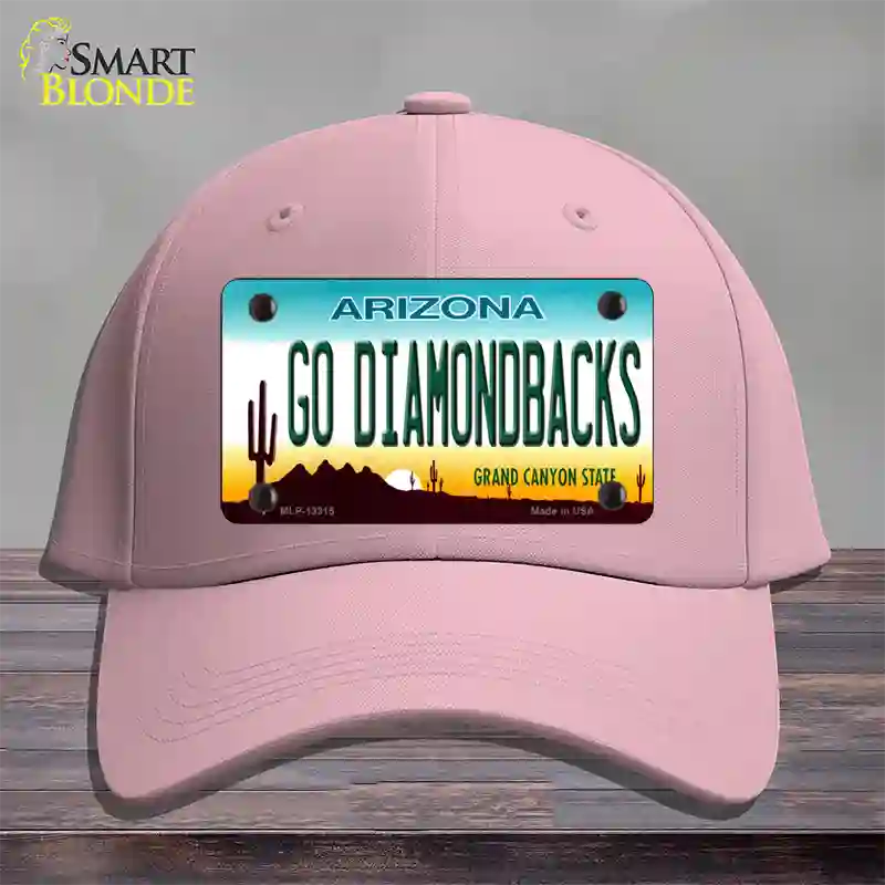 Go Diamondbacks Novelty License Plate Hat Tag Cotton / Pink