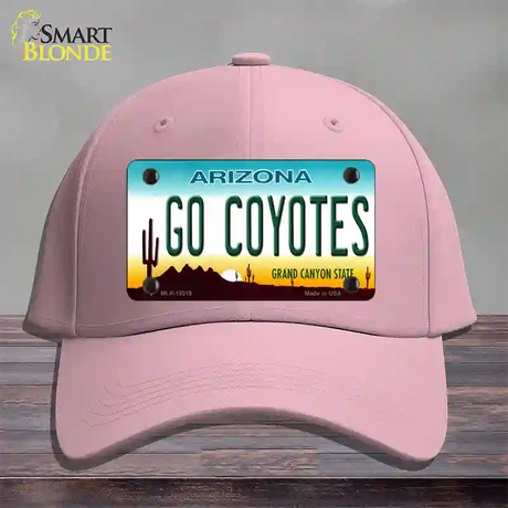 Go Coyotes Novelty License Plate Hat Tag Cotton / Pink