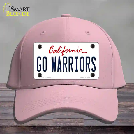 Go Warriors Novelty License Plate Hat Tag Cotton / Pink