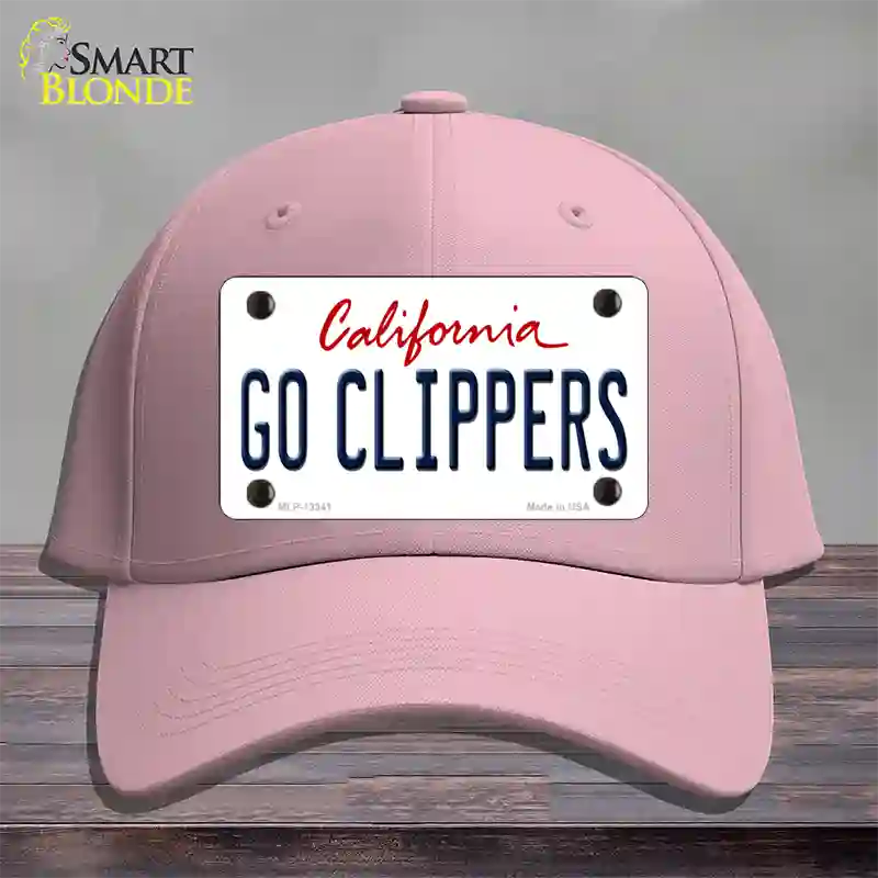 Go Clippers Novelty License Plate Hat Tag Cotton / Pink