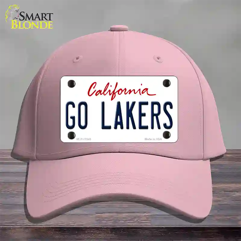 Go Lakers Novelty License Plate Hat Tag Cotton / Pink