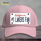 Number 1 Lakers Fan Novelty License Plate Hat Tag Cotton / Pink