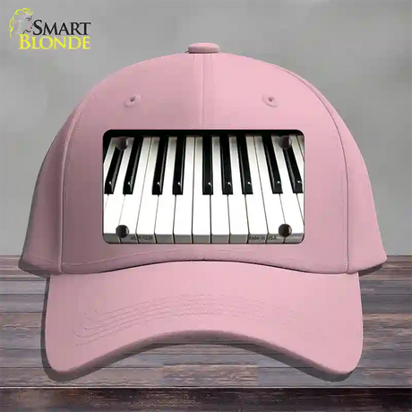 Piano Key board Novelty License Plate Hat Cotton / Pink