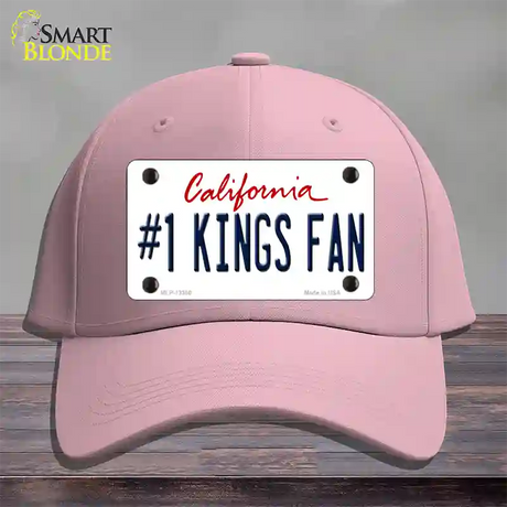 Number 1 Kings Fan California Novelty License Plate Hat Tag Cotton / Pink