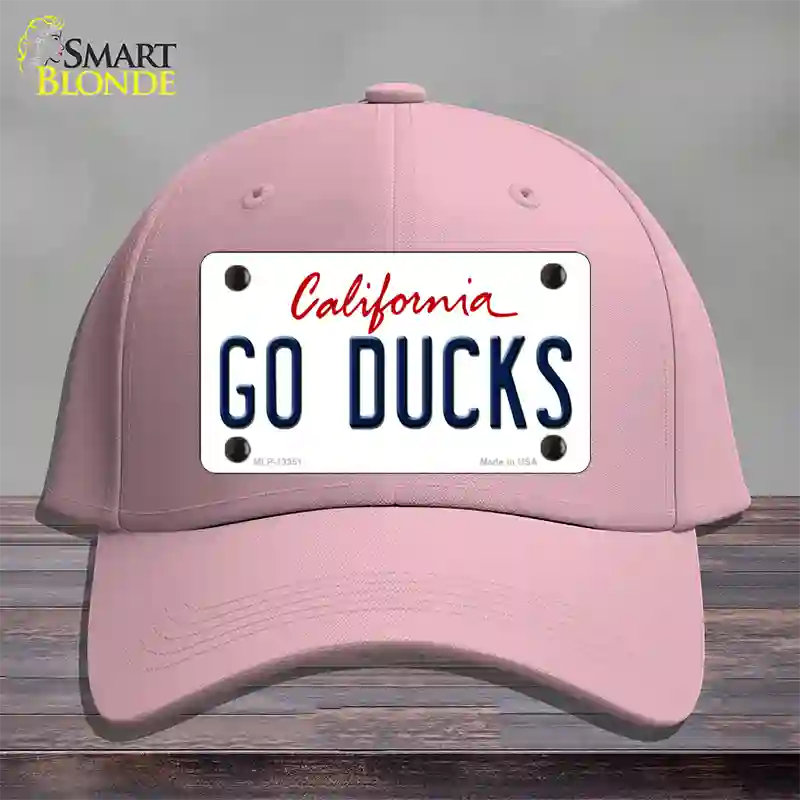 Go Ducks Novelty License Plate Hat Tag Cotton / Pink