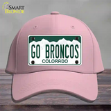 Go Broncos Novelty License Plate Hat Tag Cotton / Pink