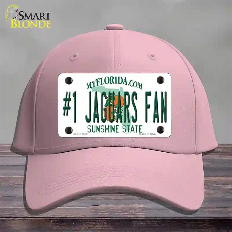 Number 1 Jaguars Fan Novelty License Plate Hat Tag Cotton / Pink