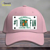 Number 1 Heat Fan Novelty License Plate Hat Tag Cotton / Pink