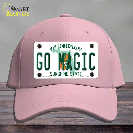 Go Magic Novelty License Plate Hat Tag Cotton / Pink