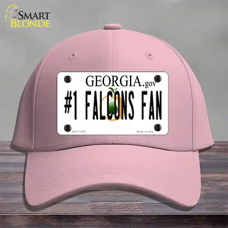 Number 1 Falcons Fan Novelty License Plate Hat Tag Cotton / Pink