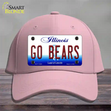 Go Bears Novelty License Plate Hat Tag Cotton / Pink