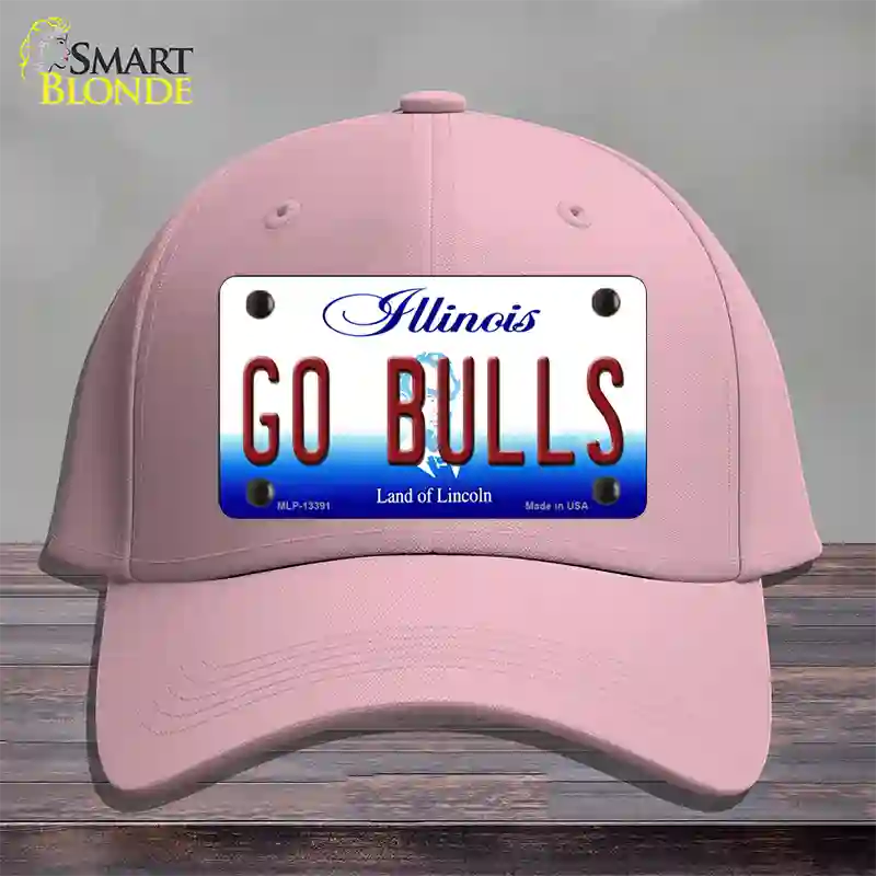 Go Bulls Novelty License Plate Hat Tag Cotton / Pink