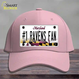 Number 1 Ravens Fan Novelty License Plate Hat Tag Cotton / Pink