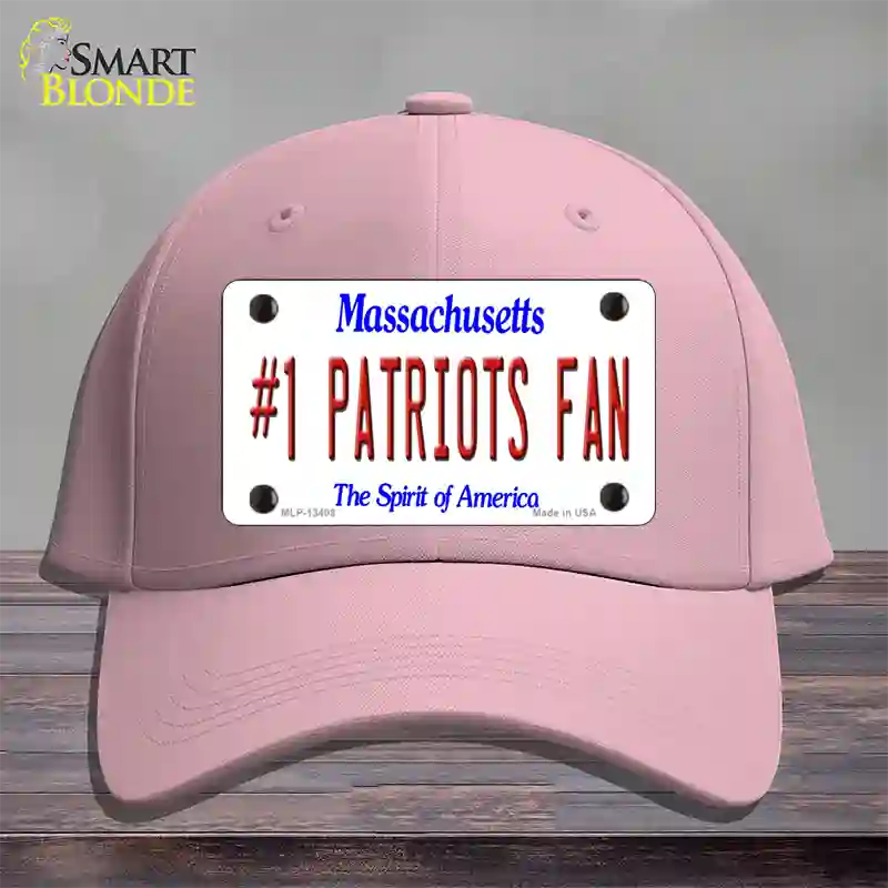 Number 1 Patriots Fan Novelty License Plate Hat Tag Cotton / Pink