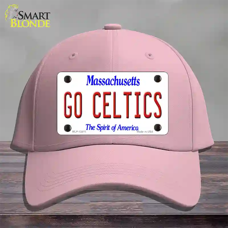 Go Celtics Novelty License Plate Hat Tag Cotton / Pink