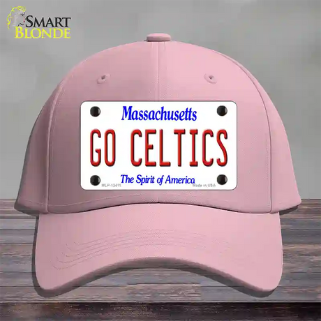 Go Celtics Novelty License Plate Hat Tag Cotton / Pink