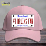 Number 1 Bruins Fan Novelty License Plate Hat Tag Cotton / Pink