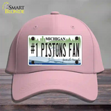 Number 1 Pistons Fan Novelty License Plate Hat Tag Cotton / Pink