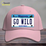 Go Wild Novelty License Plate Hat Tag Cotton / Pink