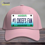 Number 1 Chiefs Fan Novelty License Plate Hat Tag Cotton / Pink