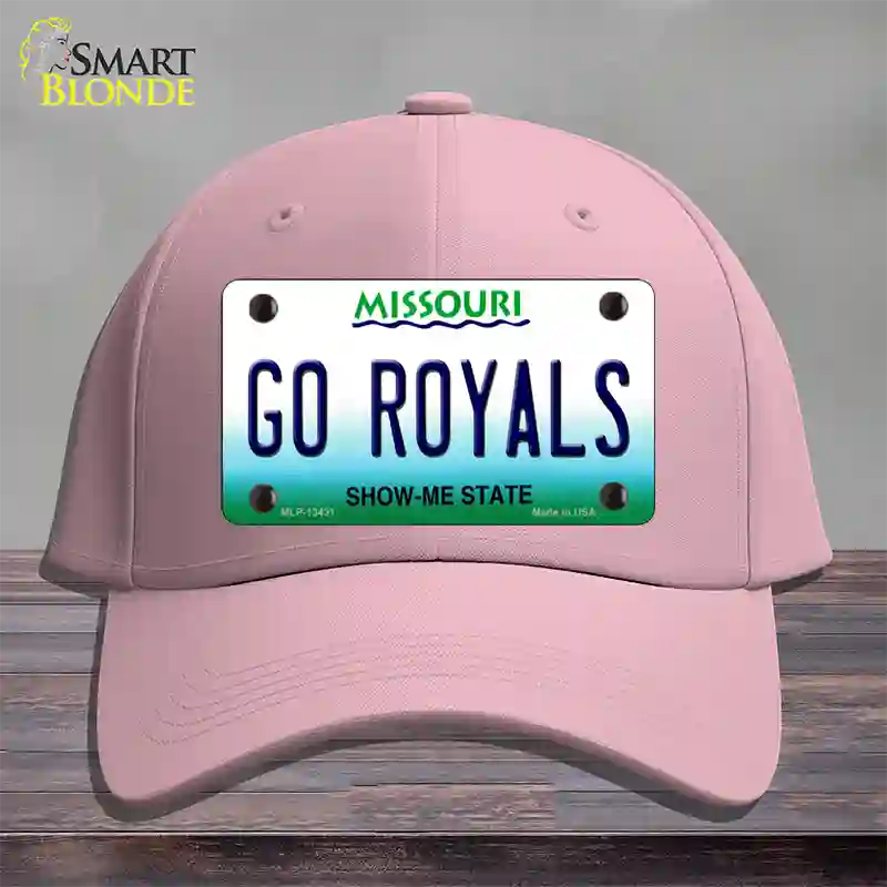 Go Royals Novelty License Plate Hat Tag Cotton / Pink