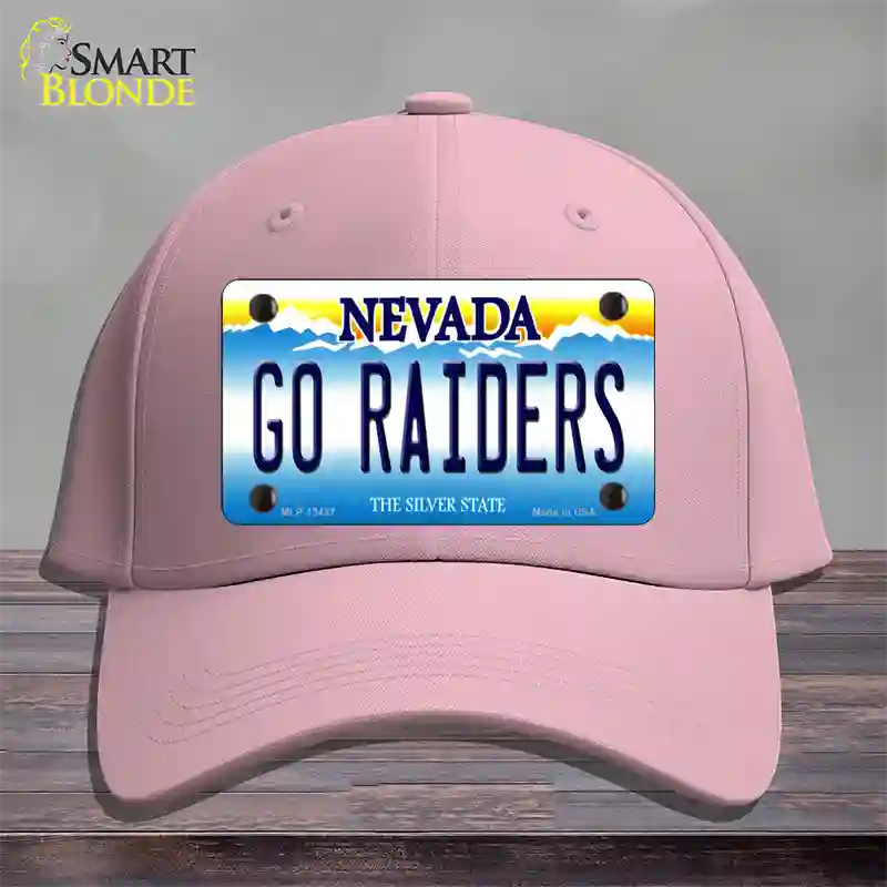 Go Raiders Nevada Novelty License Plate Hat Tag Cotton / Pink