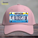 Number 1 Raiders Fan Nevada Novelty License Plate Hat Tag Cotton / Pink