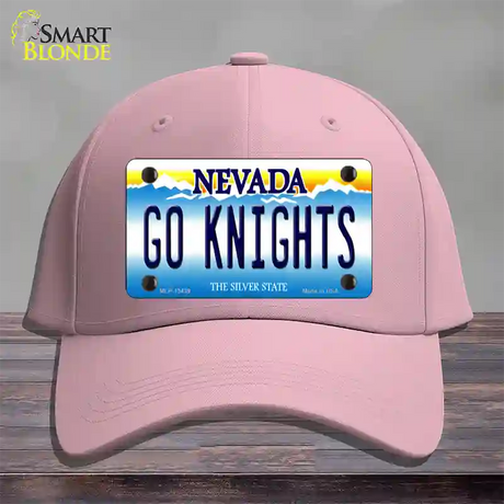 Go Golden Knights Novelty License Plate Hat Tag Cotton / Pink