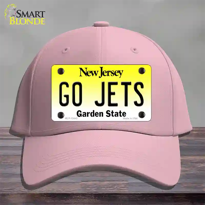 Go Jets Novelty License Plate Hat Tag Cotton / Pink