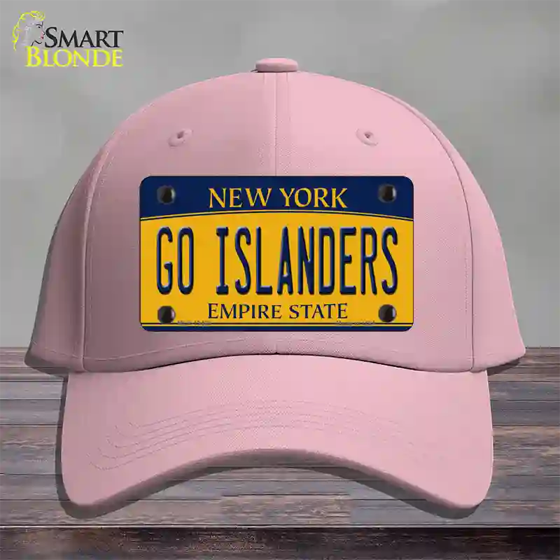 Go Islanders Novelty License Plate Hat Tag Cotton / Pink