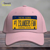 Number 1 Islanders Fan Novelty License Plate Hat Tag Cotton / Pink