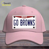 Go Browns Novelty License Plate Hat Tag Cotton / Pink