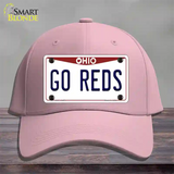 Go Reds Novelty License Plate Hat Tag Cotton / Pink