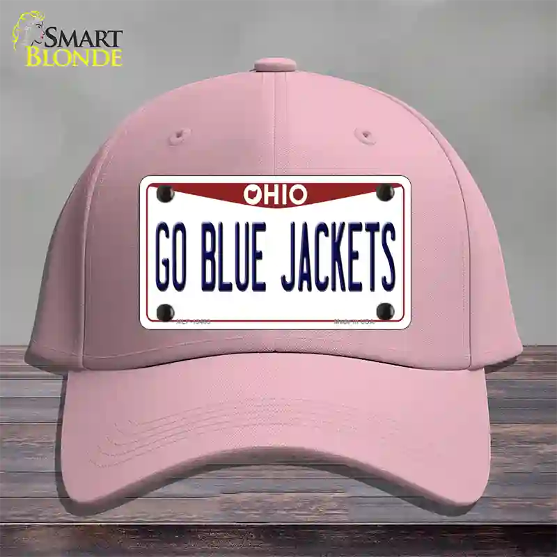 Go Blue Jackets Novelty License Plate Hat Tag Cotton / Pink