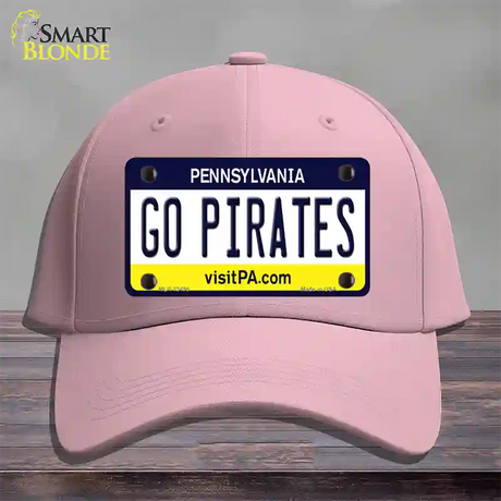 Go Pirates Novelty License Plate Hat Tag Cotton / Pink