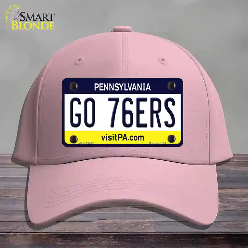 Go 76ers Novelty License Plate Hat Tag Cotton / Pink