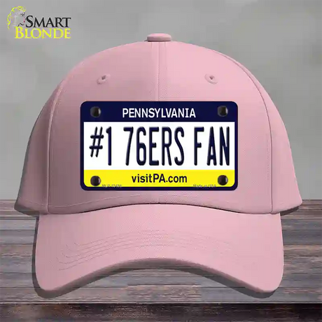 Number 1 76ers Fan Novelty License Plate Hat Tag Cotton / Pink