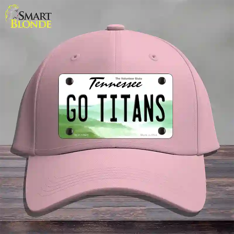 Go Titans Novelty License Plate Hat Tag Cotton / Pink