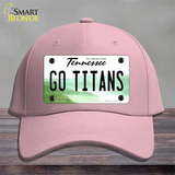 Go Titans Novelty License Plate Hat Tag Cotton / Pink