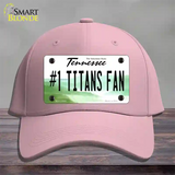 Number 1 Titans Fan Novelty License Plate Hat Tag Cotton / Pink