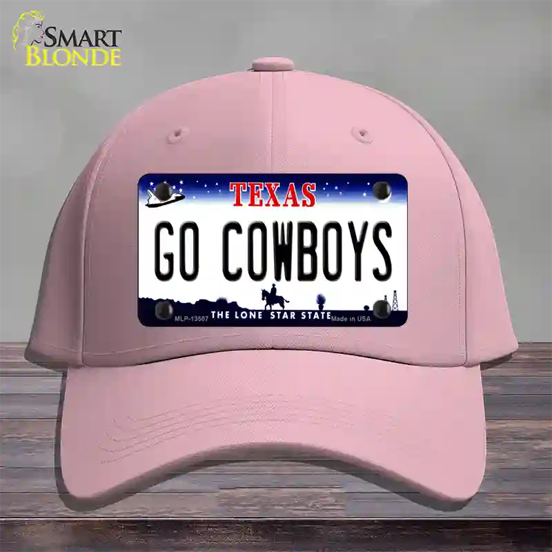 Go Cowboys Novelty License Plate Hat Tag Cotton / Pink