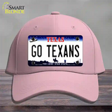 Go Texans Novelty License Plate Hat Tag Cotton / Pink