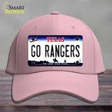 Go Rangers Texas Novelty License Plate Hat Tag Cotton / Pink