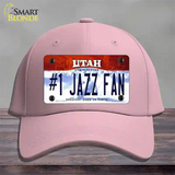 Number 1 Jazz Fan Novelty License Plate Hat Tag Cotton / Pink