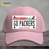 Go Packers Novelty License Plate Hat Tag Cotton / Pink