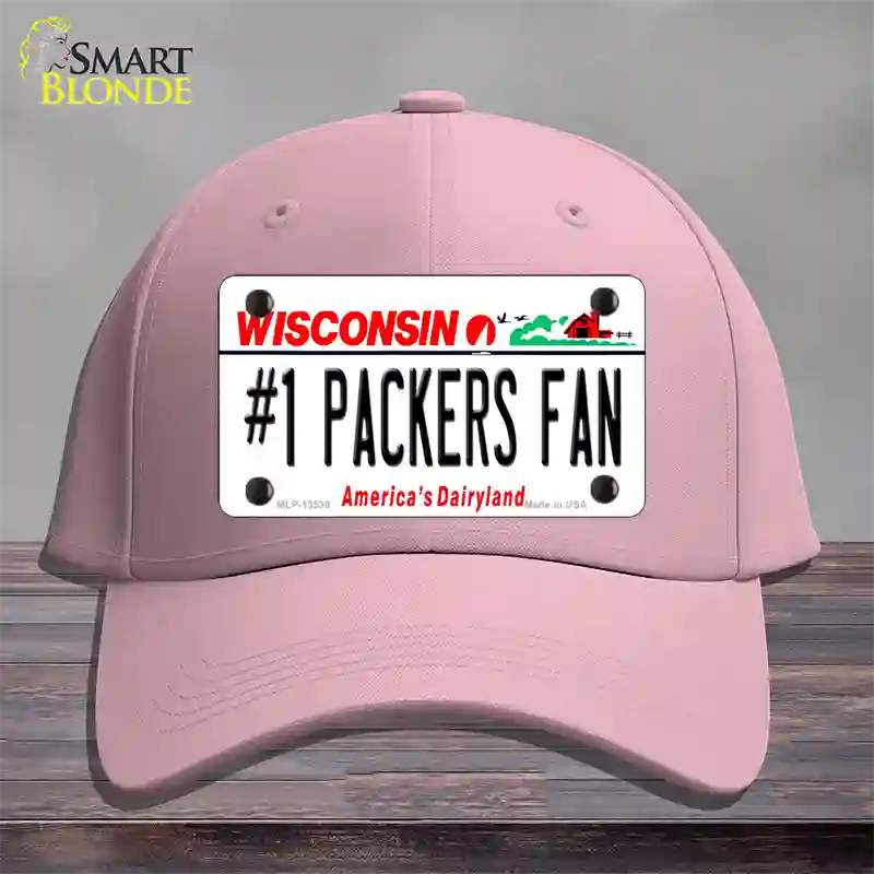 Number 1 Packers Fan Novelty License Plate Hat Tag Cotton / Pink