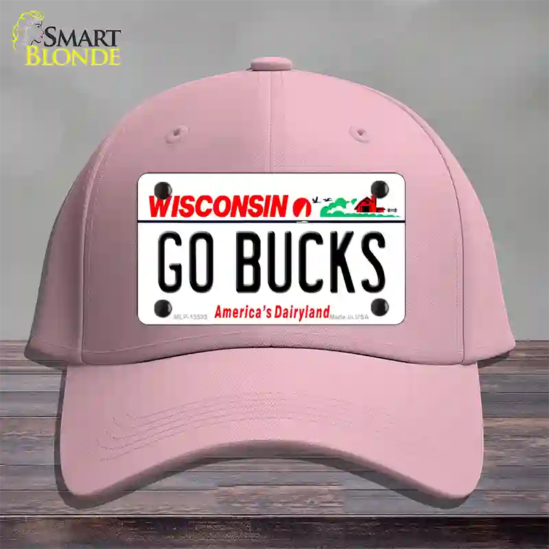 Go Bucks Novelty License Plate Hat Tag Cotton / Pink