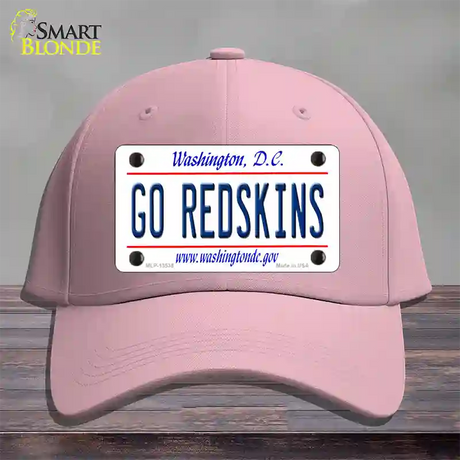 Go Redskins Novelty License Plate Hat Tag Cotton / Pink